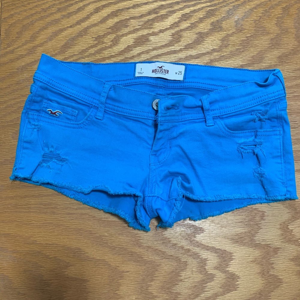 Blue Denim Shorts